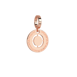 Obesek črka v medaljončku - ⌀ 12 mm