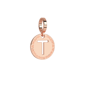 Obesek črka v medaljončku - ⌀ 12 mmi