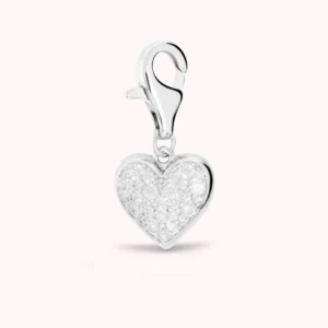 Bronzallure - Obesek srček - srebrn