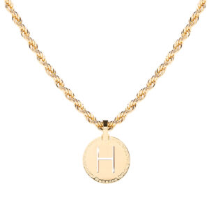 Ogrlica s črko v medaljončku