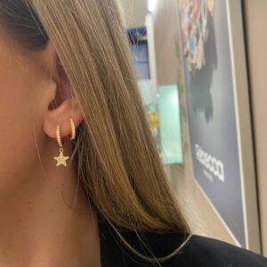 Mono uhan Sim Pop - Rinka s cirkoni in zvezdico