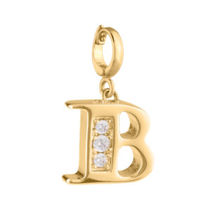 Črka B s cirkoni