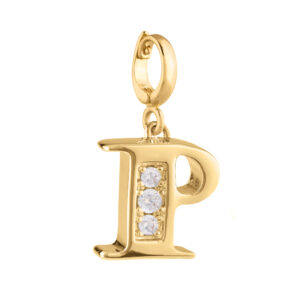 Črka P s cirkoni