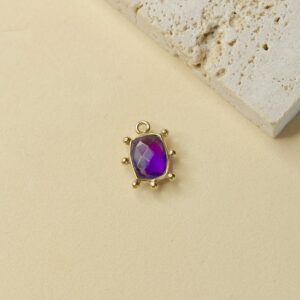 Obesek viola kamen - rumen