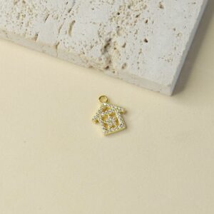 Obesek hiška - rumena