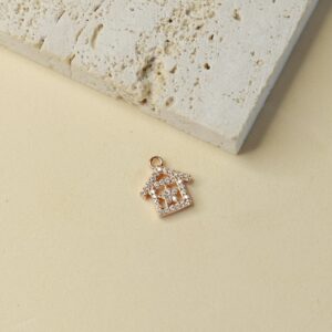 Obesek hiška - rožnata