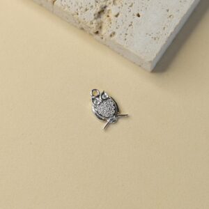 Obesek sova - srebrna