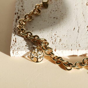 Obesek drevo življenja s cirkoni