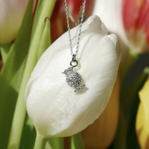 Obesek bonbon - srebrn