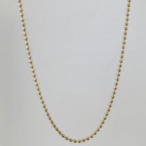 Sim Pop - kratka ogrlica z bunkicami v rumeni barvi - 40 cm