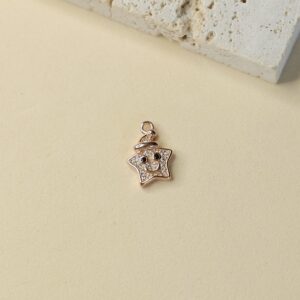 Obesek zvezdica - rožnata