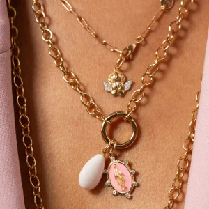 CHARMBAR obesek angelček - rumen