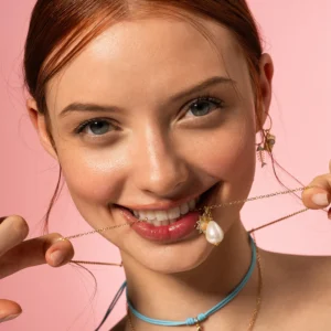 CHARMBAR obesek perla - rumena