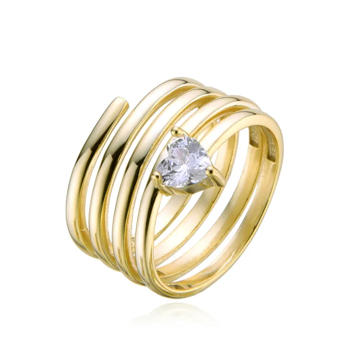 Sim Pop - Prstan s cirkonom - rumen