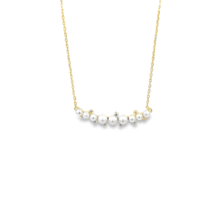 Sim Pop - Ogrlica z več perlami - rumena