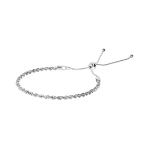 Bronzallure Bianca - Spiralna zapestnica - srebrna