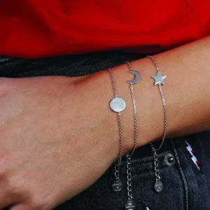 Bronzallure Bianca - Zapestnica s krogcem - srebrna