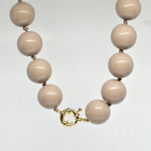 Sim Pop Maxi bunkice - Ogrlica - temno bež