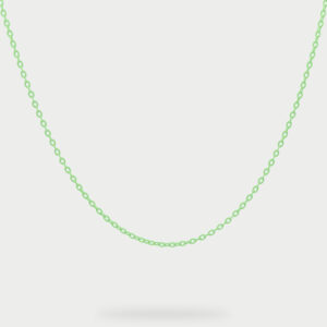 CHARMBAR emajlirana ogrlica - svetlo zelena