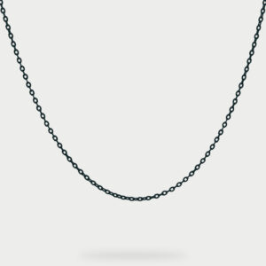 CHARMBAR emajlirana ogrlica - črna