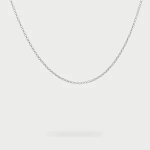 CHARM BAR ogrlica "semplice" - srebrna