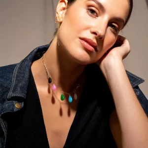 CHARM BAR obesek zelen žad