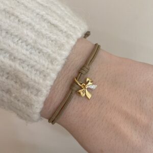 CHARMBAR vrvica zapestnica "semplice" - bež