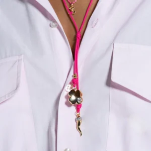 CHARM BAR obesek deteljica XL - rumena