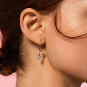 CHARM BAR obesek očala - rumena