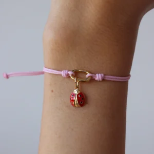 CHARM BAR obesek pikapolonica - rumena