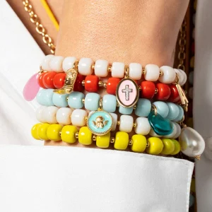 CHARM BAR obesek moder angel - rumen