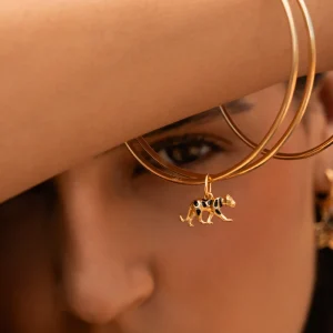 CHARM BAR obesek leopard